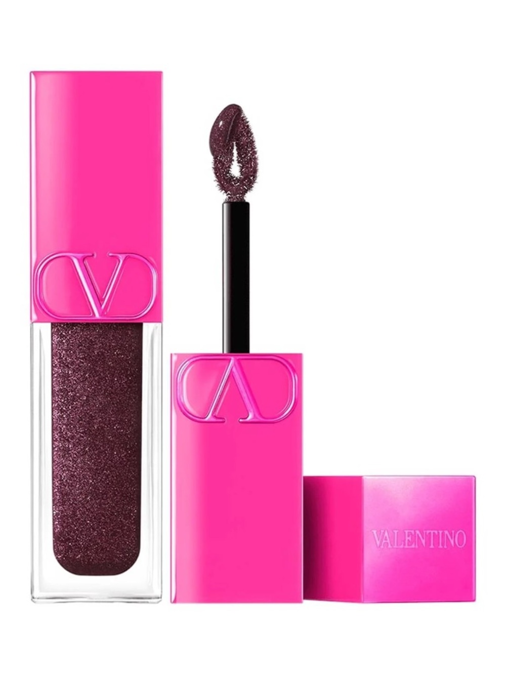 Valentino Puffer Gloss Lip Gloss - Sparkling Deep Plum 520R